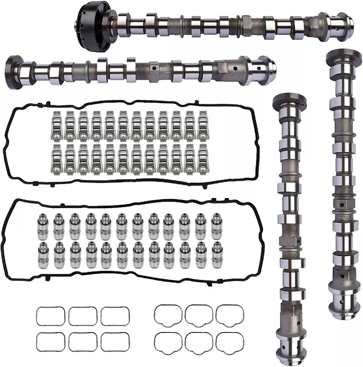 GELUOXI Camshaft Rocker Arm Lifter Kit Replacement for 11-16 Grand Cherokee Charger Challenger Ram 1500 3.6L Pentastar 5184296AH 5184332AA 5184377AF 5184378AF 5184379AF 5184380AF