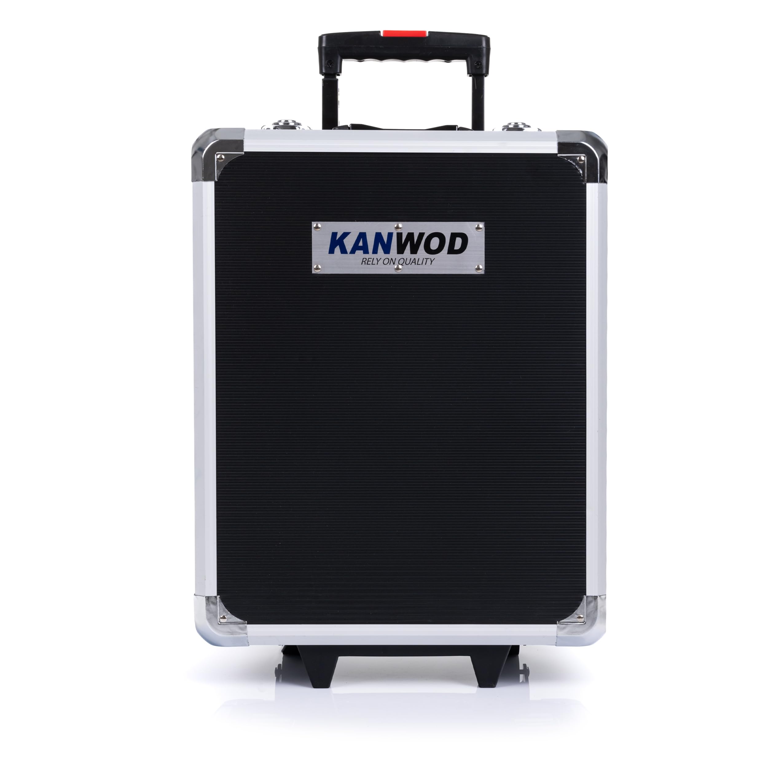 KANWOD Valigetta Attrezzi Completa 1500 Pezzi - Valigetta in Alluminio Robusto - Cassetta degli Attrezzi con Maniglia e Ruote - Set Completo ideale per Garage, Casa, Fai-da-te e Auto