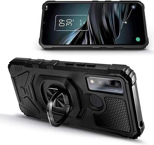 Miniatura 2 de NZND Funda para TCL 4X 5G (T601DL) TCL 20 A 5G con protector de pantalla de vidrio templado (cobertura máxima), protección de cuerpo completo grado