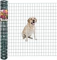 Vista 18 de Valla de alambre soldada con revestimiento de PVC negro de 36 pulgadas x 50 pies, 2 pulgadas x 3 pulgadas 16GA, rollo de cercado de borde de jardín