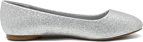 Miniatura 3 de DREAM PAIRS - Zapatos planos de suela simple de ancho amplio para mujer, estilo bailarina, cómodos para caminar