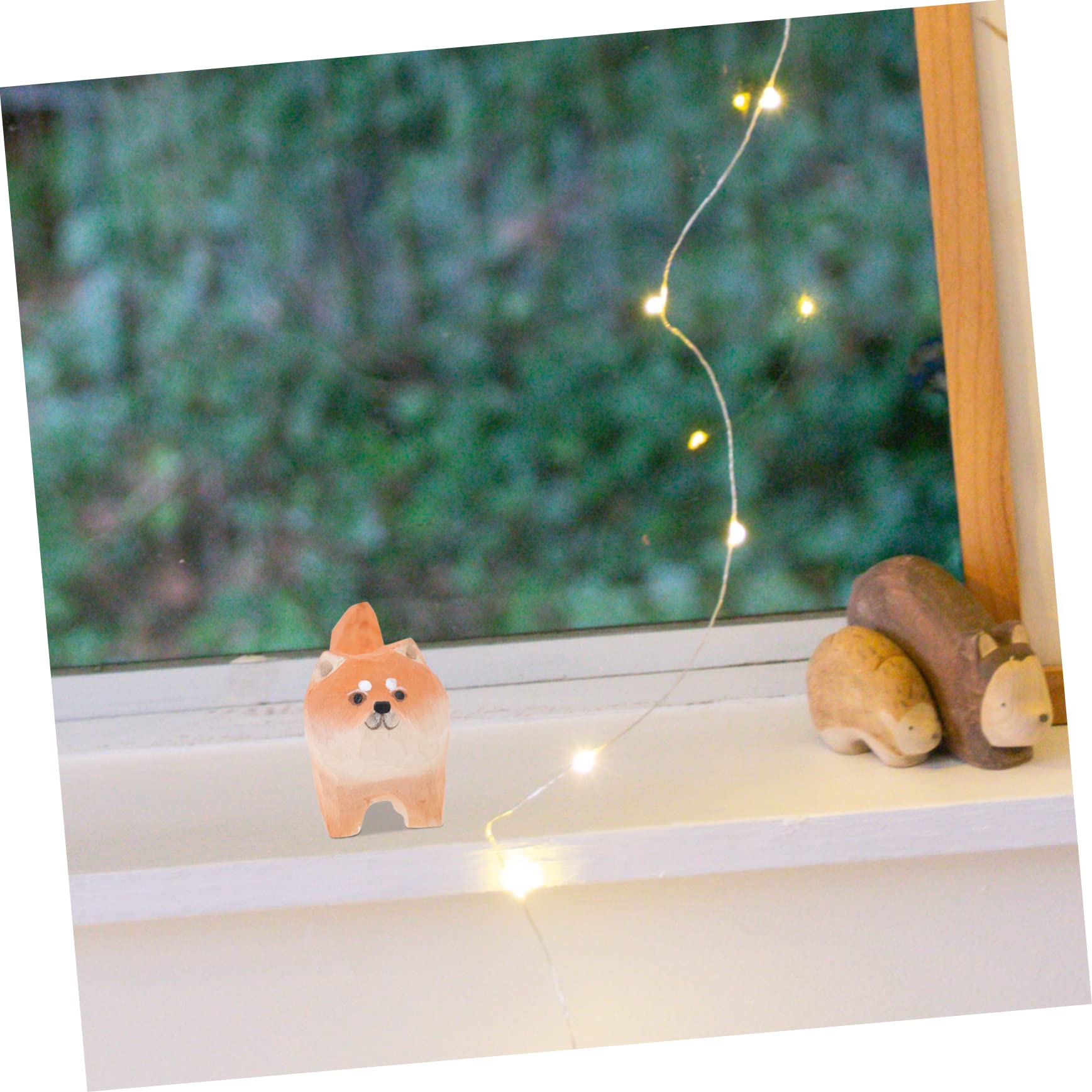 Puppy Topper żyrafa ozdoby ozdoba mała urna zwierzęta Home Decor tort urodzinowy średnie dla psów smycze dla psów drewno
