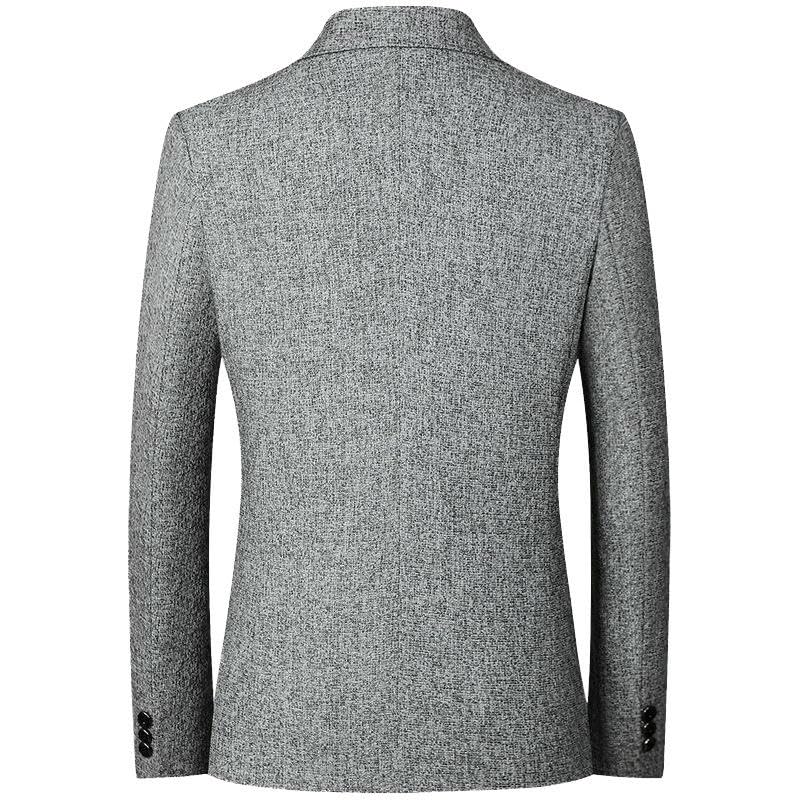 Blazer d'été homme chic en lin respirant haut de gamme