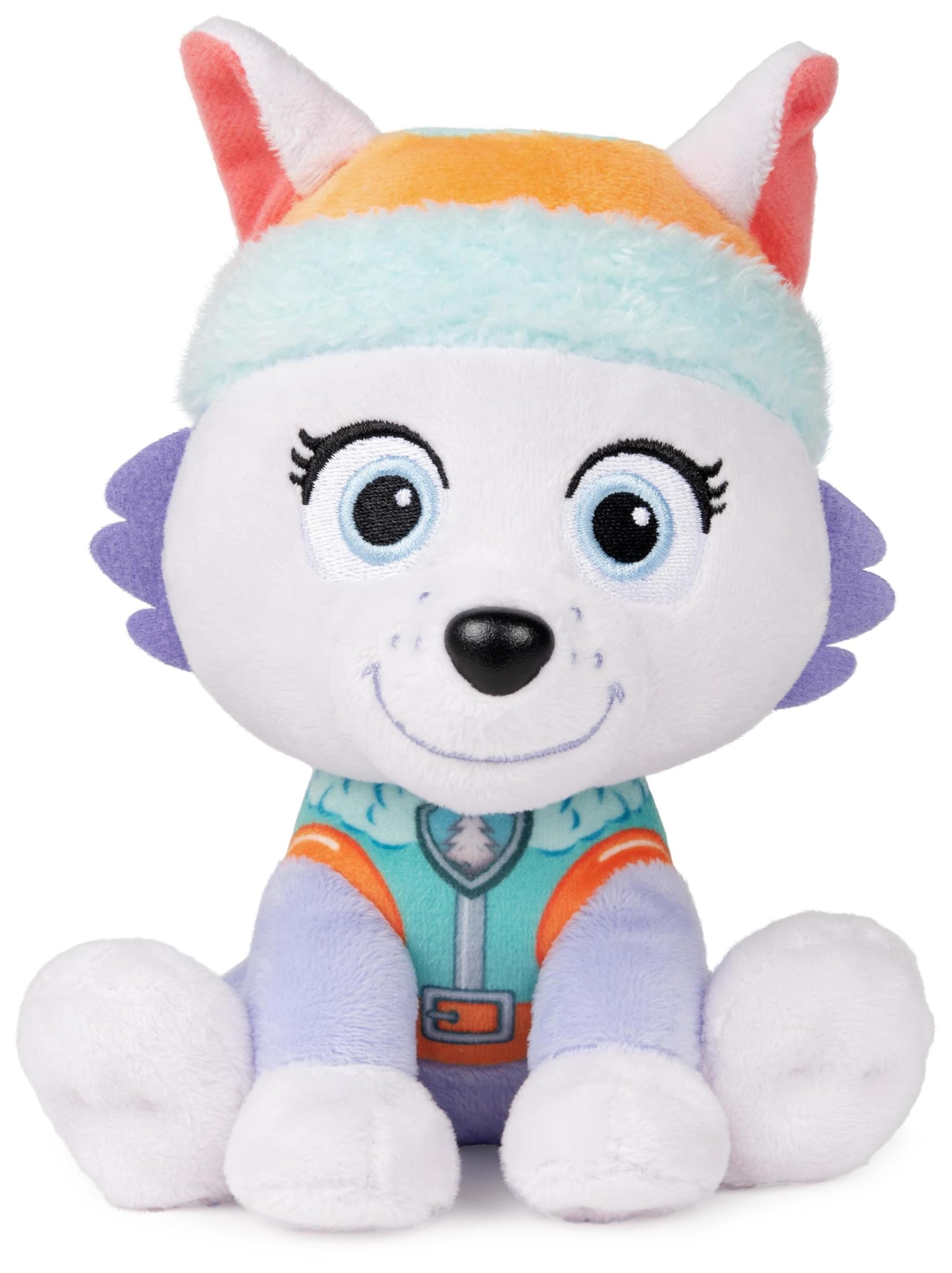 GUND Paw Patrol Official Soft Dog Themed Cuddly Plush Toy Everest 6-Inch Soft Play Toy For Boys and Girls Aged 12 Months and Above