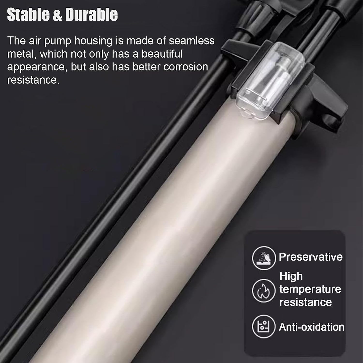 Bike Pump with Pressure Gauge - Bicycle Air Pump Fits Schrader and Presta Valves - 11 Bar / 160 Psi Bike Tire Floor Pump - Bike Tire Pump for e-Bikes, Mountain Bikes