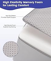 Vista 3 de Leg Elevation Pillows for After Surgery, 7.8Inch Height Foam Wedge Knee Surgery Recovery Equipment, Knee Replacement Recovery Aids for Hip Ankle