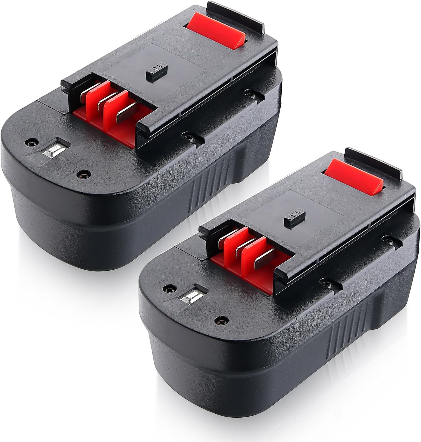 2Pack 4.8Ah hpb18 Ni-Mh Battery Replacement for Black and Decker 18V Battery hpb-ope 18244760-00 A18 A18E A1718FS18BX FS18FL FS180BX FSB18 Firestorm Three Interface Cordless Power Tools
