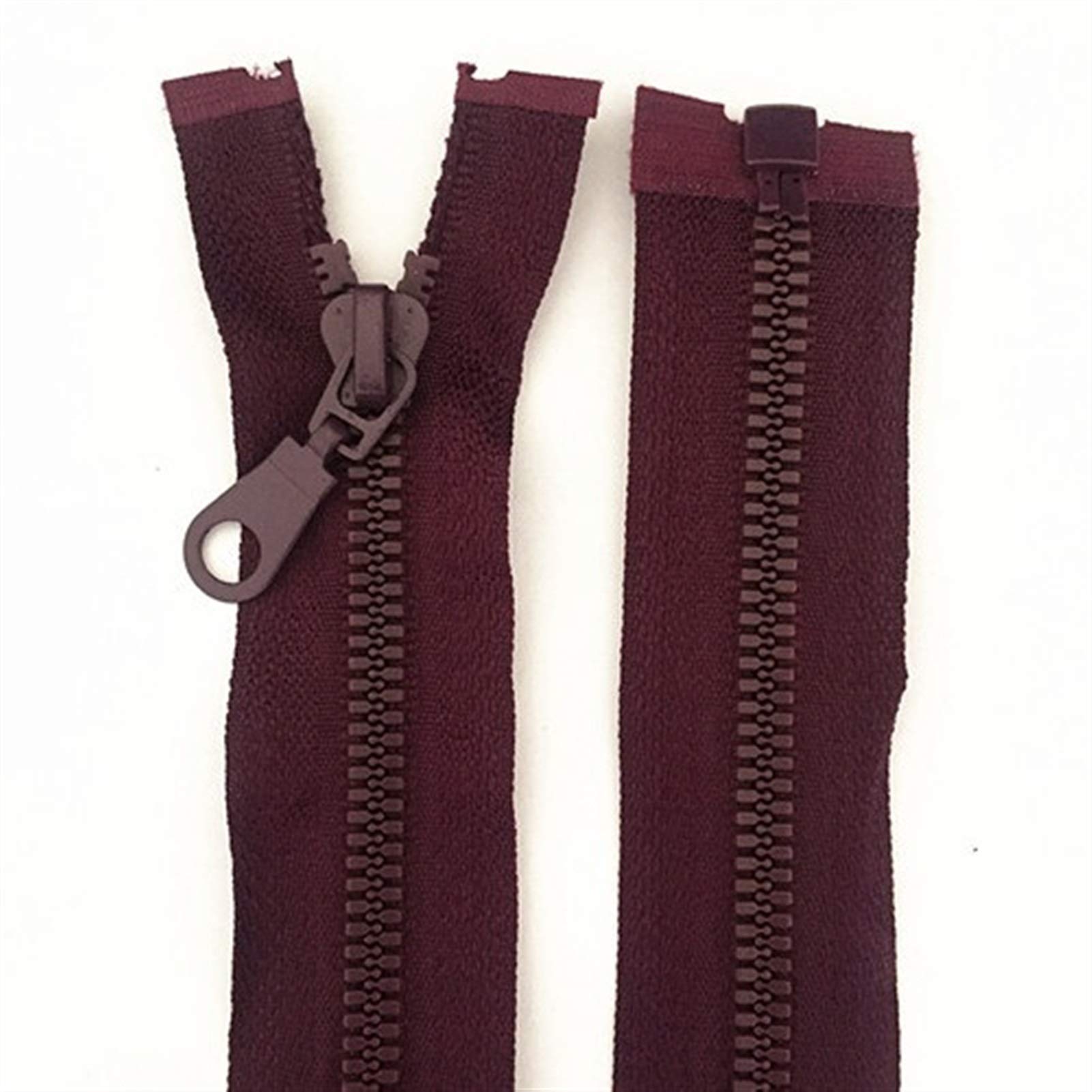 WUDOLI fabric closure For Clothing, 1PCS Resin Zip Zips Zipeer Zippers 27.5" 70CM 16 Color, for sewing (Color : Fuchsia, Size : 70cm)