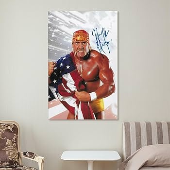 Amazon.co.jp: プロレスラー ハルク・ホーガン 直筆サイン入 ポスター