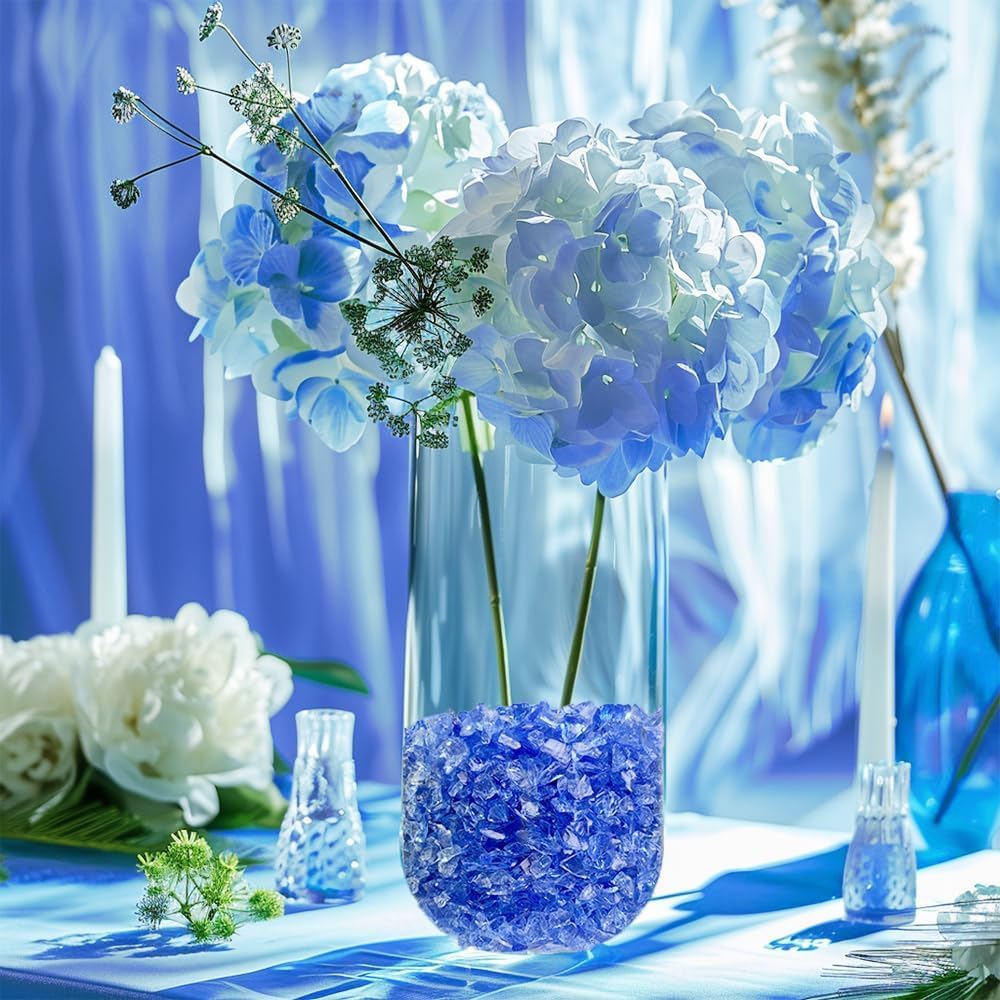 425g Crushed Glass Broken Glass Chips 3-8mm for Resin Arts,DIY Crafts,Vase Filler, Candle Holder Stones - Image 4