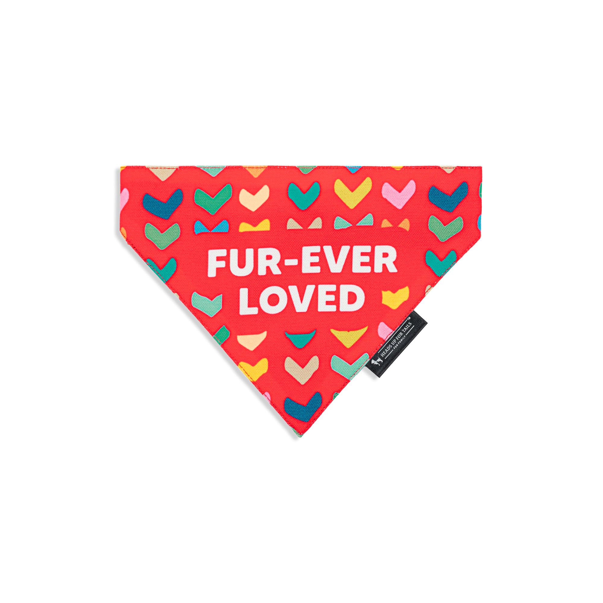 HUFT Fur-Ever Loved Printed Dog Bandana - Red (M) (B0CZ7BDVBW) Amazon Price History, Amazon Price Tracker