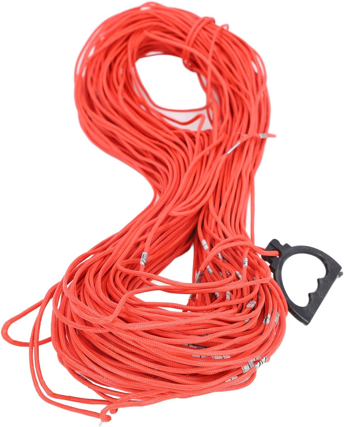 Deep Well Measuring Rope Clear Scale 328.1ft Nylon Industrial Measuring Rope for Long Distance Measurement
