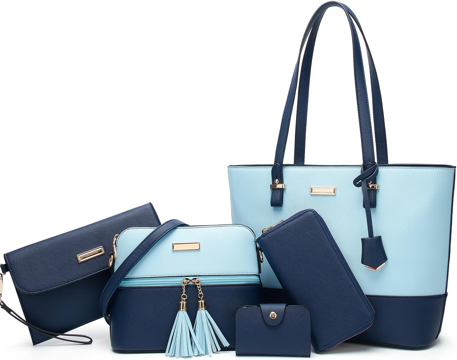 – Satchel Purses and Handbags for Women Shoulder Tote Bags Wallets
