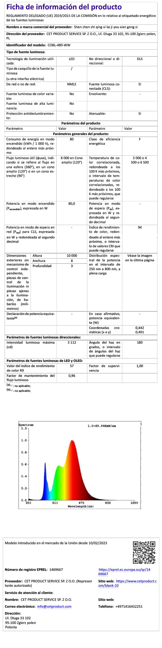 GOMING 24V 10M COB Striscia LED Bianco Caldo 3000K CRI 93+ Alta Densità 384LED/M Alta Luminosità 6800lm Non Impermeabile IP20 Flessibile Luci LED per Soggiorno Natale Bar Decorare(Senza Alimentazione)