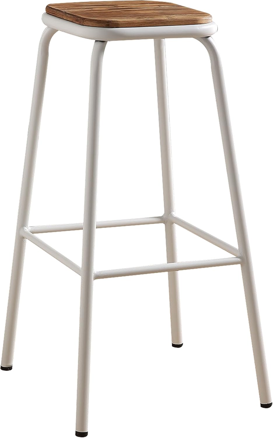 Acme Scarus Bar Stool in Natural and White