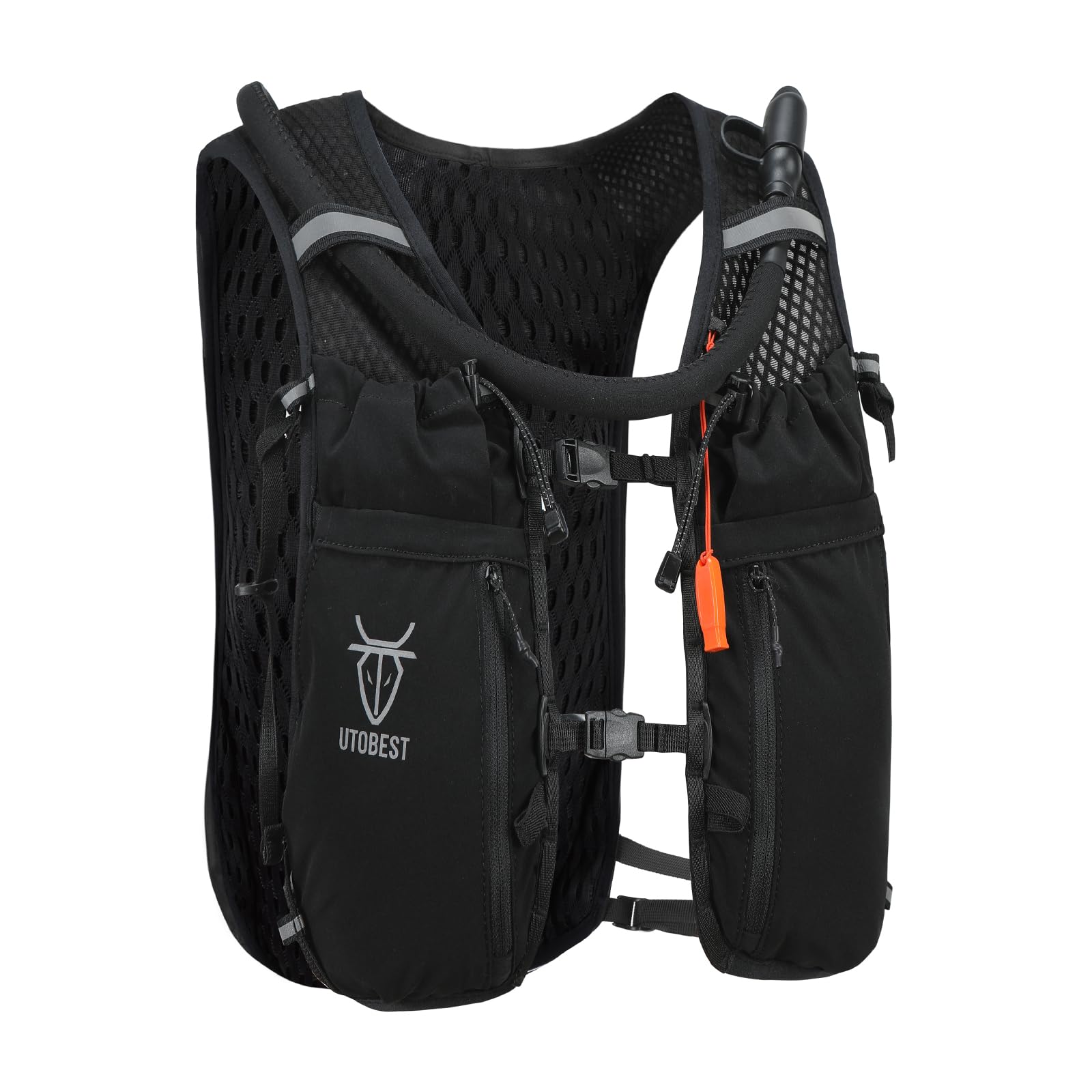 UTOBEST Gilet da corsa, zaino leggero per idratazione, 10 l, con sacca d'acqua da 2 l