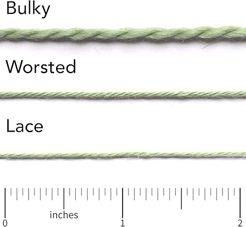 Miniatura 6 de 100% lana de alpaca bebé, peso voluminoso, celestial suave y perfecto para tejer y tejer a ganchillo (blanco alabastro, voluminoso, 3 madejas)