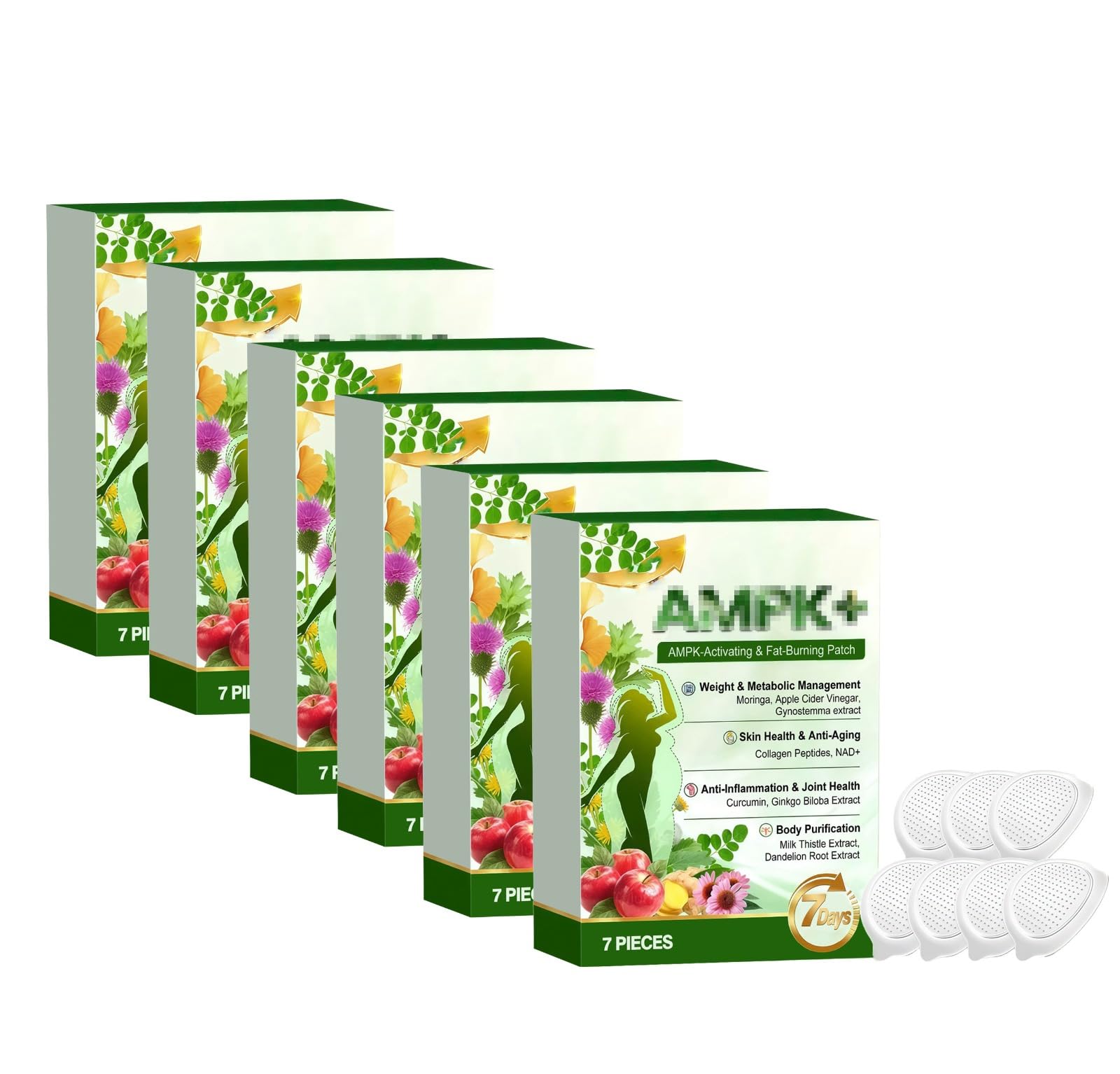 Plaster Moringa 10-w-1, naturalne odchudzanie na utratę,naturalne składniki | Naturalny plaster aktywujący, wspiera metabolizm, oczyszcza ciało, pomaga w dobrostanie stawów i w utrzymaniu wagi.
