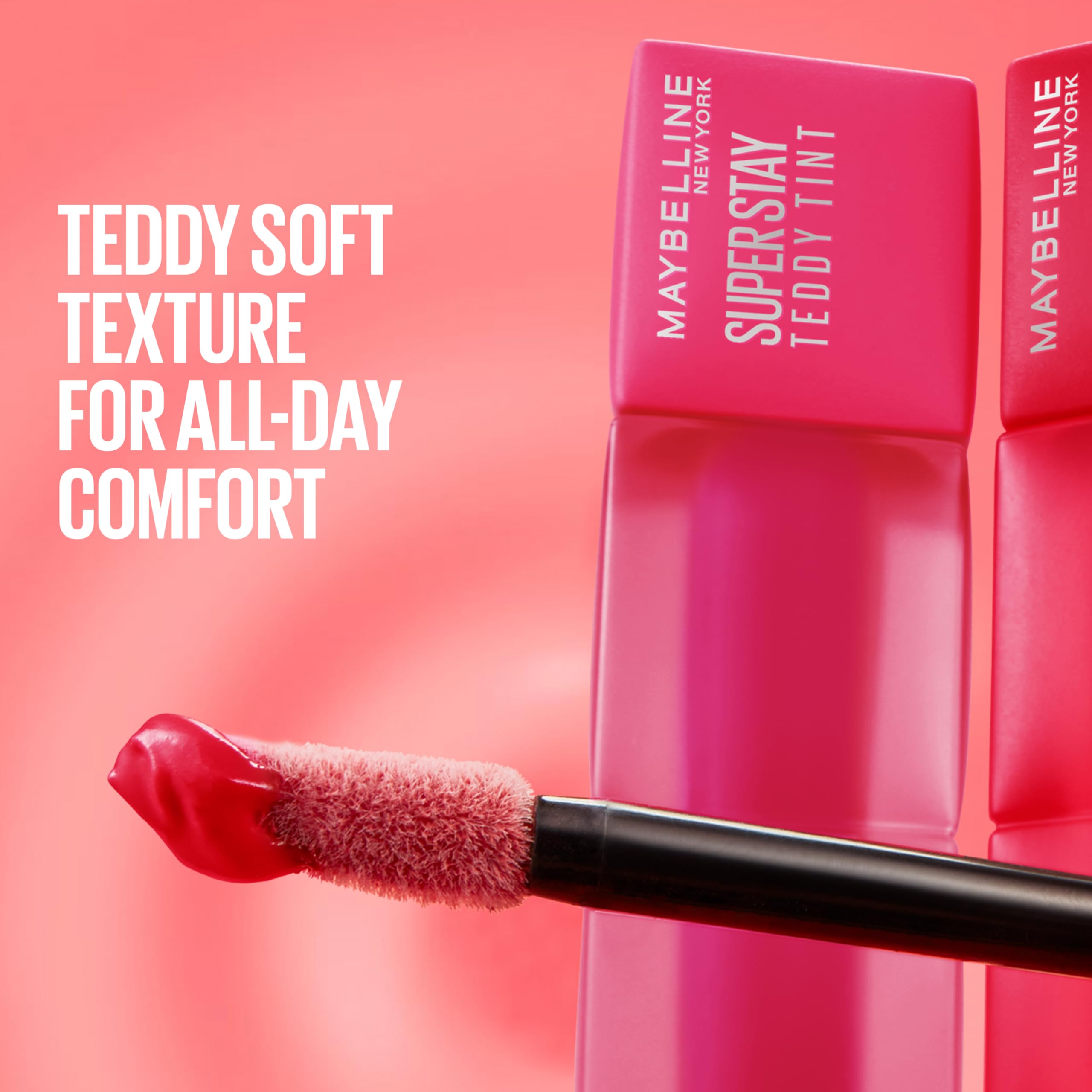 Maybelline New York, Super Stay Teddy Tint 50 Wild at Heart, płynna szminka, 5ml
