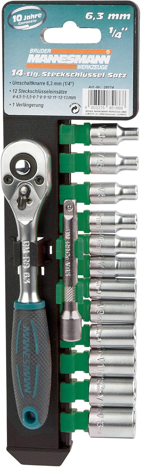 Brüder Mannesmann Werkzeuge GmbH (6) 12 Piece Socket Set