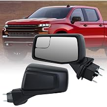 Driver Left Side Door Mirror for 2019 2020 2021 2022 2023 Chevrolet Silverado 1500 /GMC Sierra 1500 Mirros with Power and Heated Glass