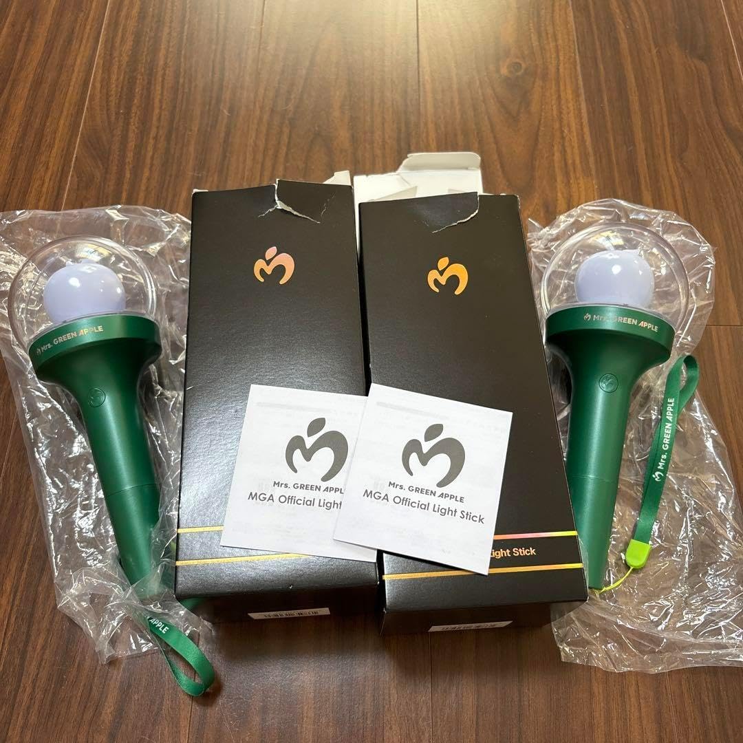 ミセスグリーンアップル ペンライト2本 銀テ付き 2個セット ミセス