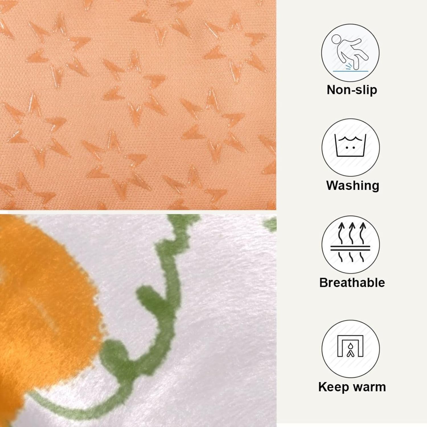 review Cute Thanksgiving Pumpkins Pet Bed Mat for Dog Cat Crate Pad Non-Slip Bottom Design Washable Cushion Padding Pet Sleeping Bed, 36