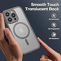 Vista 63 de ImpactStrong Magnetic Guard Designed for iPhone 14 Pro Max Case [Camera Protection] [Military Grade Drop Tested] [Compatible with MagSafe] Slim Black