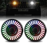 Vista 9 de 2 faros delanteros para Jeep Wrangler