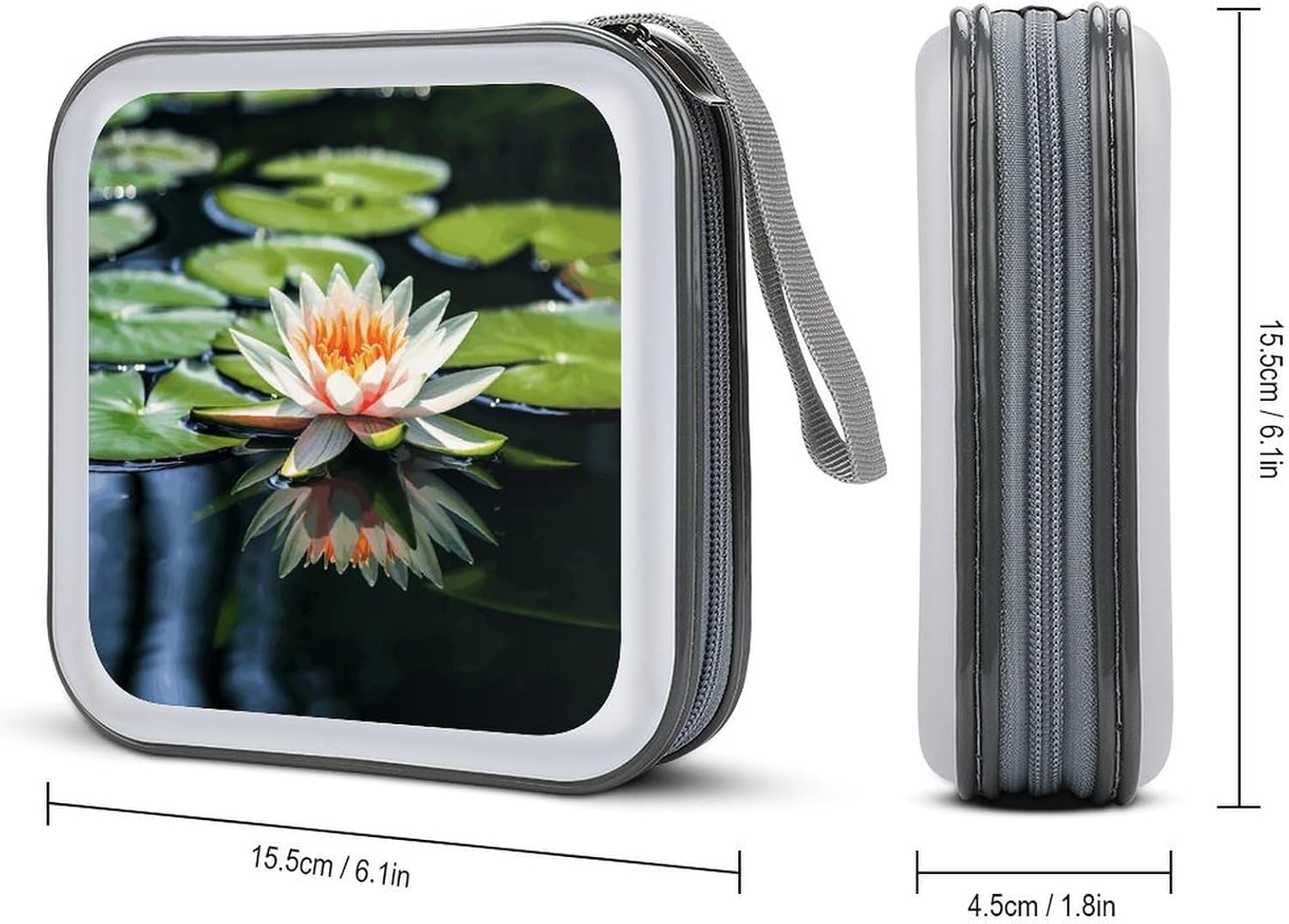 Water Lily CD/DVD Case Holder 40 Capacity image 2