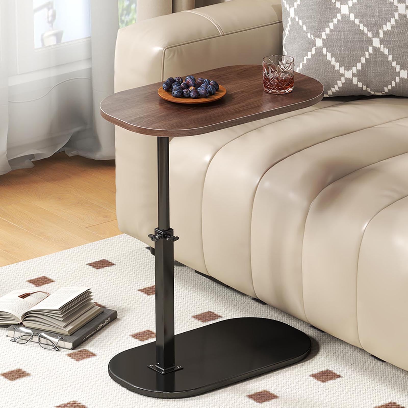 K★★136  LOOZER SMARTTABLE STB90 IBUYKE C Shaped Side Table, Angle Adjustable, 360° Swivel Height