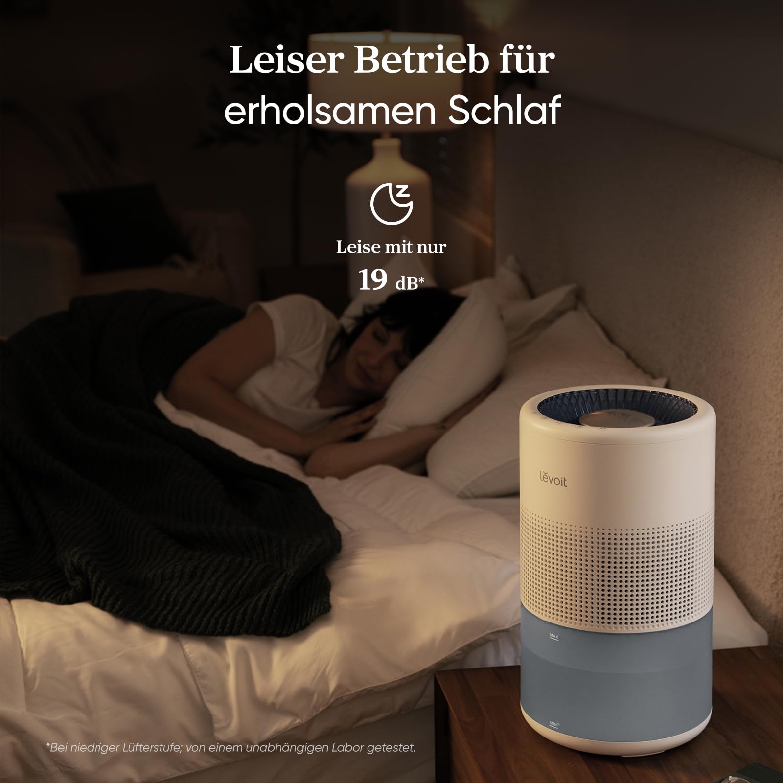 Levoit Smart Luftbefeuchter, ab 19 dB Verdunster, kein weißer Staub, 4,5L | bis 55,7 m² für Schlafzimmer&Große Räume, Selbstreinigung und Spülmaschinenfest, Schimmelresistente & Langlebiger Filter