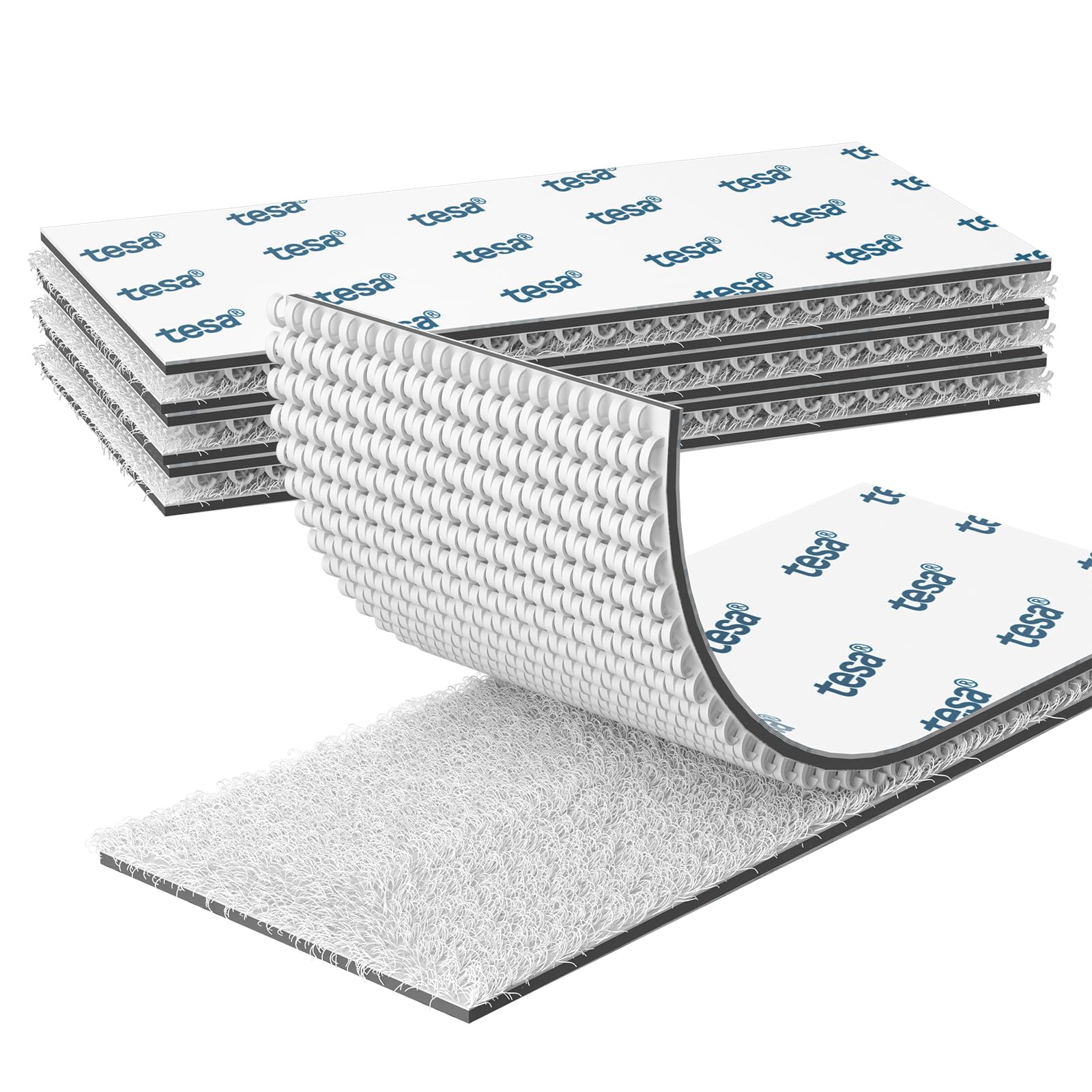 EMITEVER Klettband Selbstklebend Extra Stark- Klettverschluss Selbstklebend Heavy Duty-Doppelseitiges Vielseitig einsetzbar Tape für Innen & Außen DIY, Organisation
