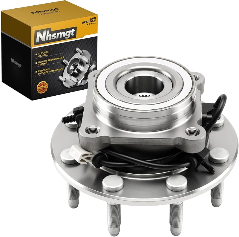 Cubo e rolamento de roda dianteiro 4x4 Nhsmgt 515058 para Silverado e Sierra – 1 unidade