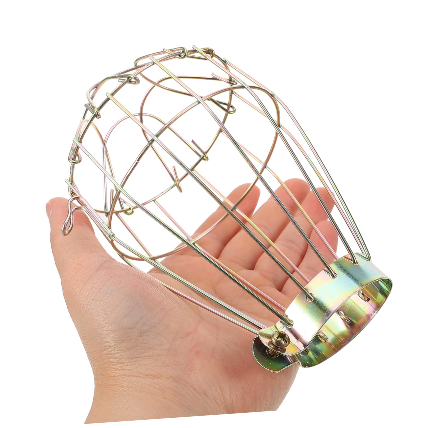 YARNOW 5 Pz Scatola - Filo Scottante Coperchio della Lampada Lampada Riscaldante in Rete Lucertola Lampada Ombra Rettile Lampada di Calore Gabbia Rettile Antiscottatura
