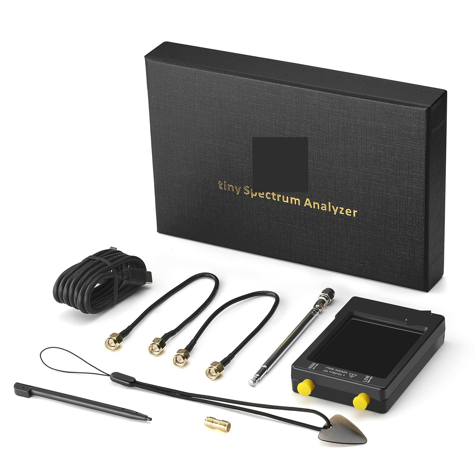 Spektrumanalysator, analysator MF/HF/VHF UHF-Eingang for 0,1 MHz–350 MHz und for 240 MHz–960 Signalgenerator
