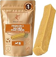 Vista 2 de Wildfang Golosinas duras de queso para perros, S (aproximadamente 2 onzas) para perros de hasta 22 a 33 libras – Palitos masticables para perros