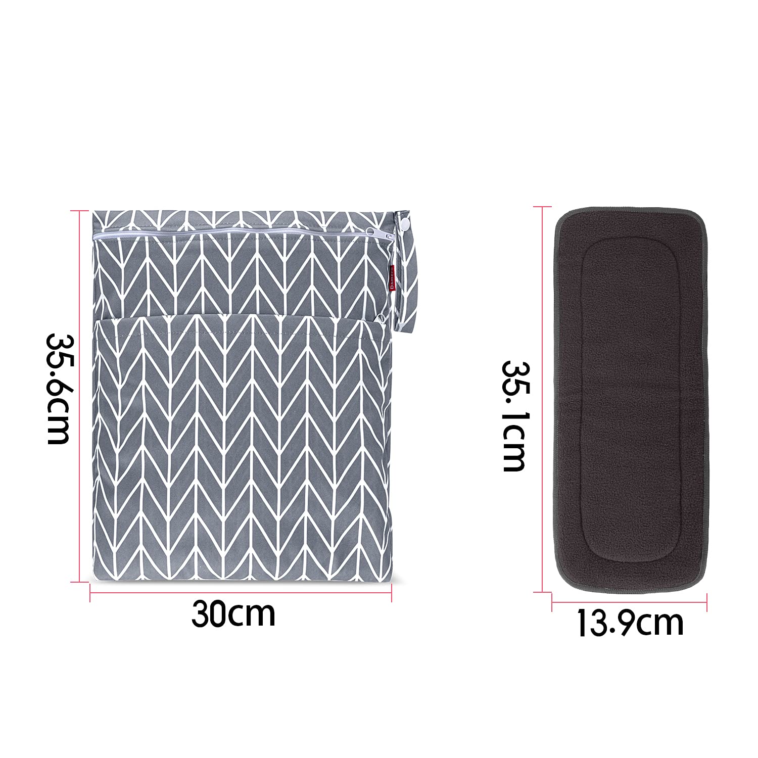 Cloth Diaper Inserts, Reusable Cloth Diapers For Babies Microfiber Baby Liner