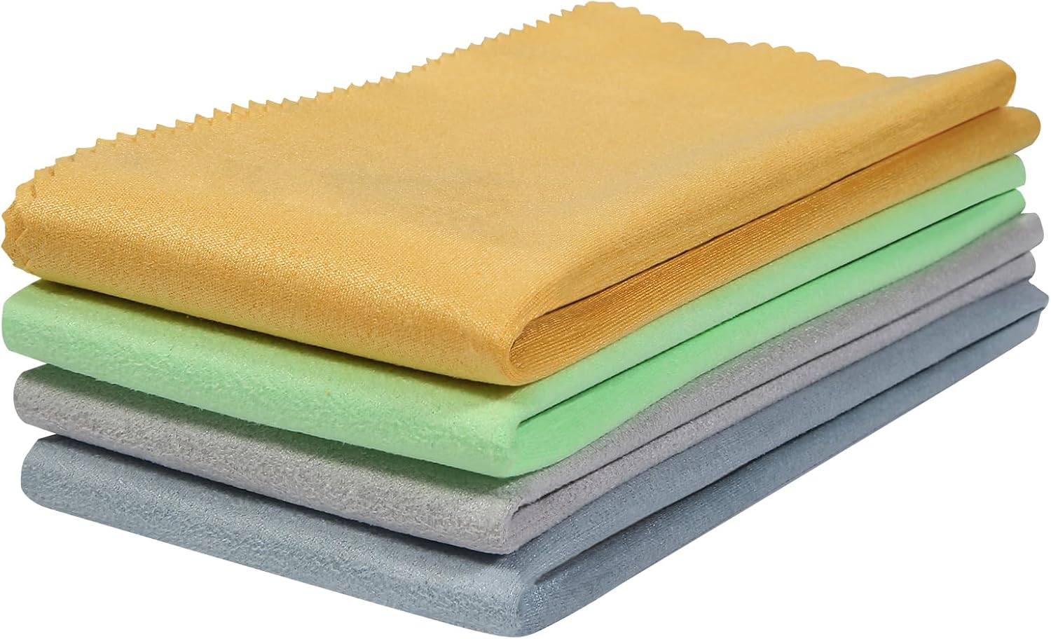 Guitar Cloths Ultrafine fiber suede Plush Polishing Cloths for Musical Instruments Premium Polishing & Cleaning Cloths for Guitar Violin Piano Clarinet Trumpet Sax Universal, 4-Pack 12"x12"
