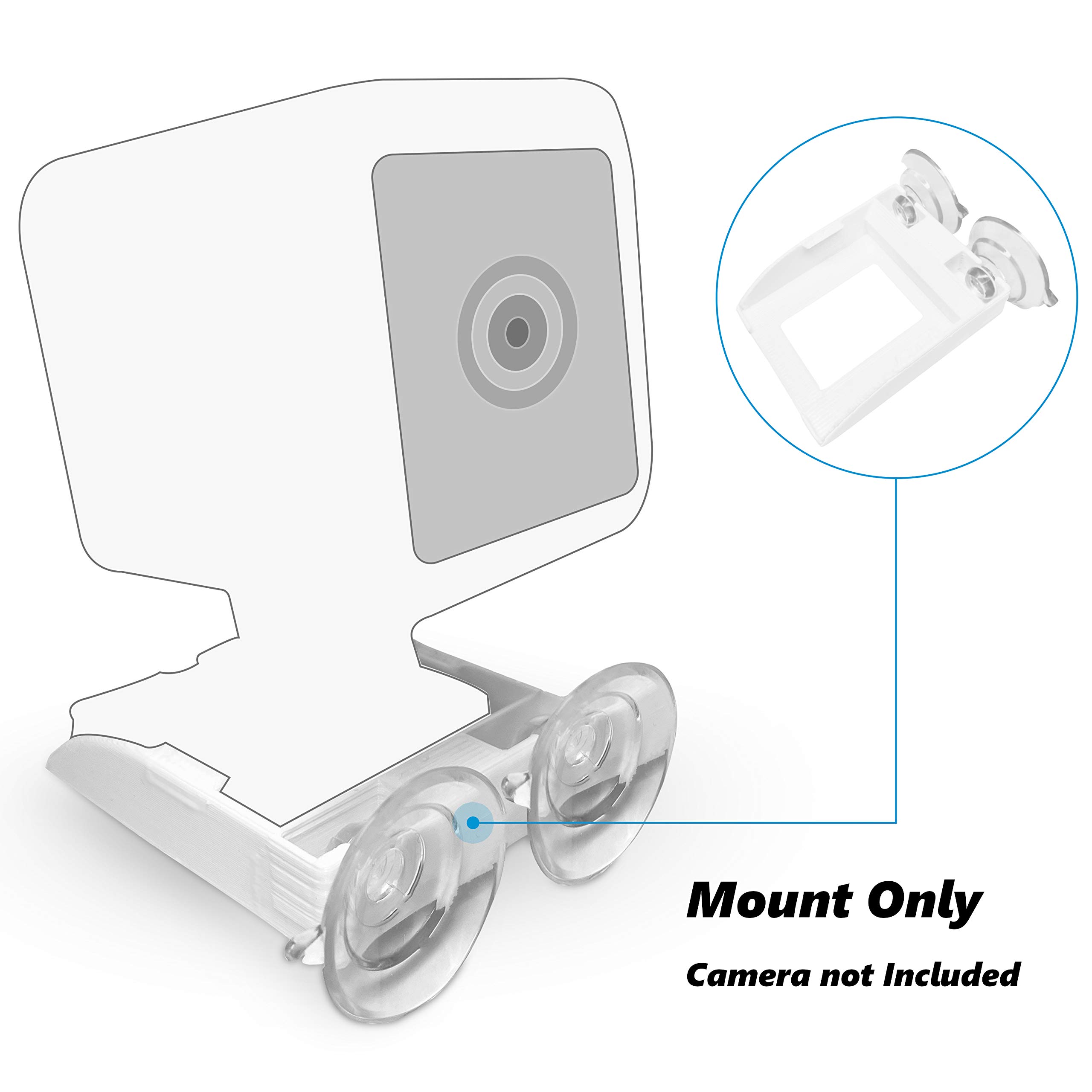 Amazon.co.jp: HCH Solutions 固定吸盤マウント Blink Mini用