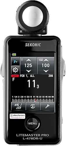 Sekonic L-478DR-U-EL Lightmeter para Elinchrom con garantía exclusiva de 3 años