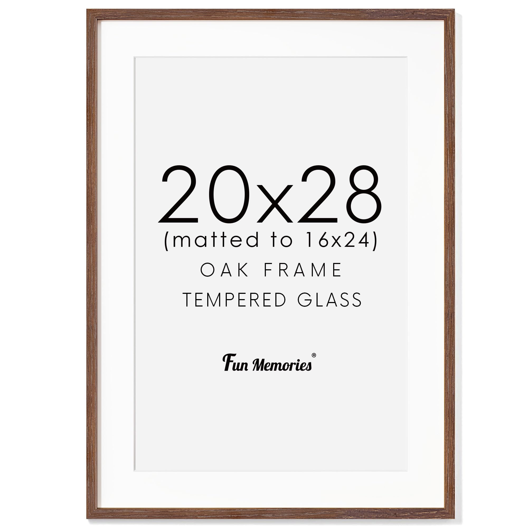 Amazon.com - Fun Memories 20x28 Oak Wood Picture Frame, 20
