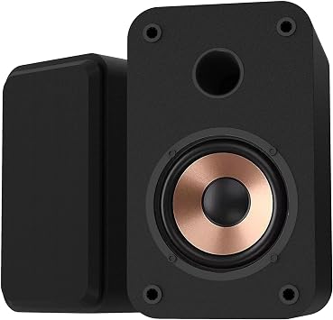 LONPOO 30 Watts RMS Computer Speakers for Desktop and Laptop | Wooden Cabinet,Bluetooth Bookshelf Gaming Speakers with 3 Aluminum Speaker,Aux & USB Inputs,Sold As Pair