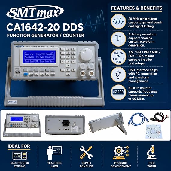 20 Mhz Function Generator/20 Frequency Counter/zapper 110v