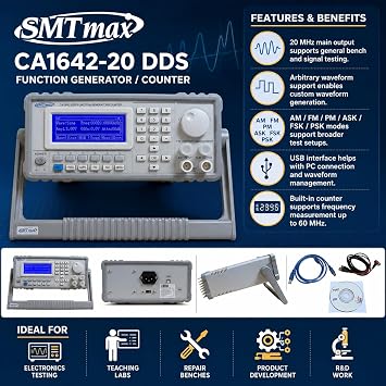 20 Mhz Function Generator/20 Frequency Counter/zapper 110v