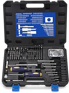 BULLTOOLS Precision Screwdriver Set, 100-Piece Torque Screwdriver Engineering Repair Kit, Roll Pin Punch Set with Magnetic...