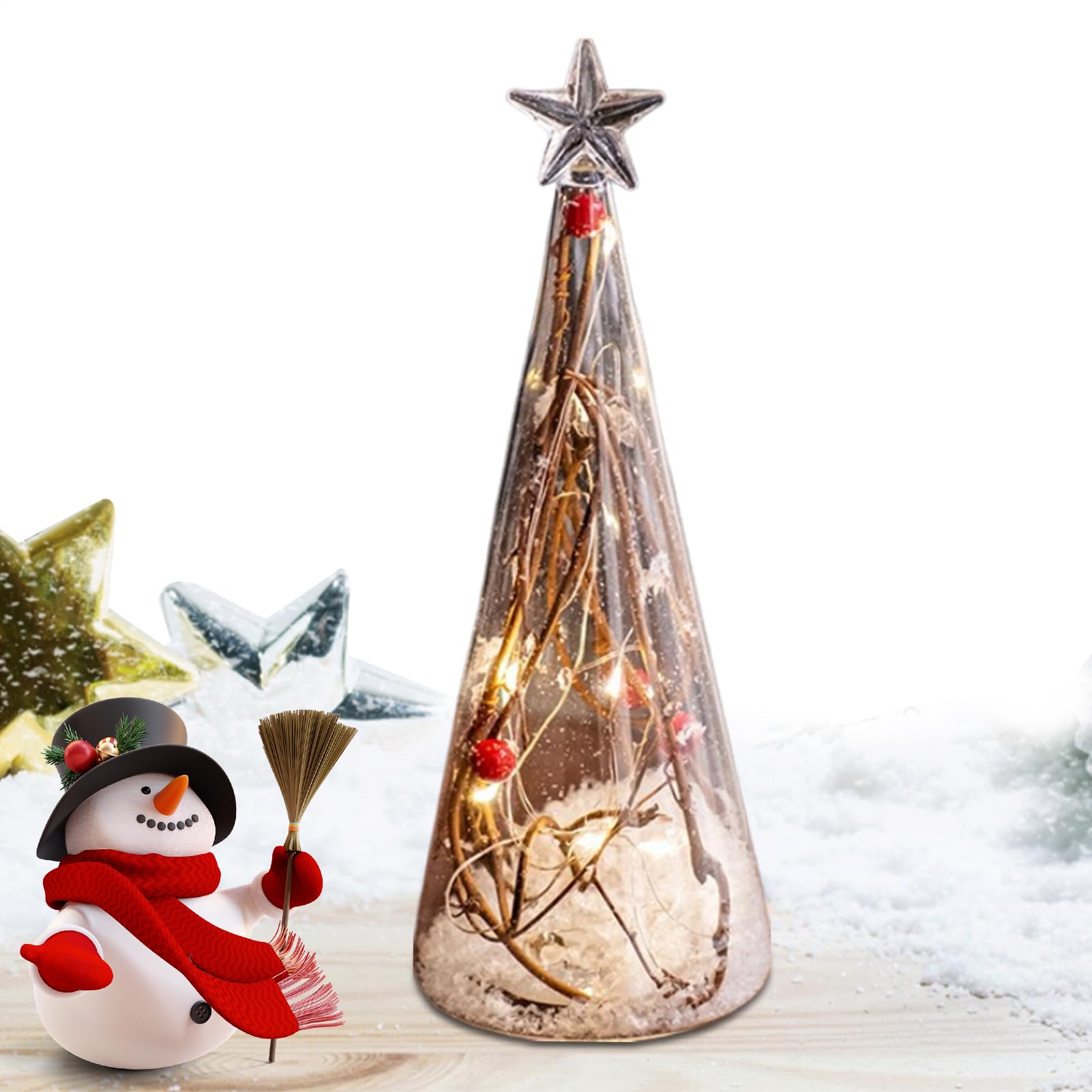 Árbol de Navidad luminoso Veasbuu, el regalo ideal para decoraciones navideñas