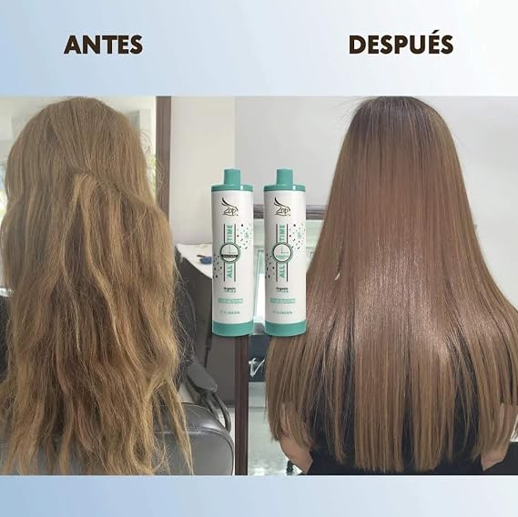 Keratina Brasileña Orgánica Kit All Time Organic 1lt C/u : Belleza y  Cuidado Personal - Amazon.com