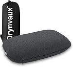 Mousse mémoire Camping Oreiller - Léger & Oreiller portable pour avion & Voyage en train, Camping, Sac à dos, Couverture lavable amovible, Facile à nettoyer, Comprend un sac de rangement