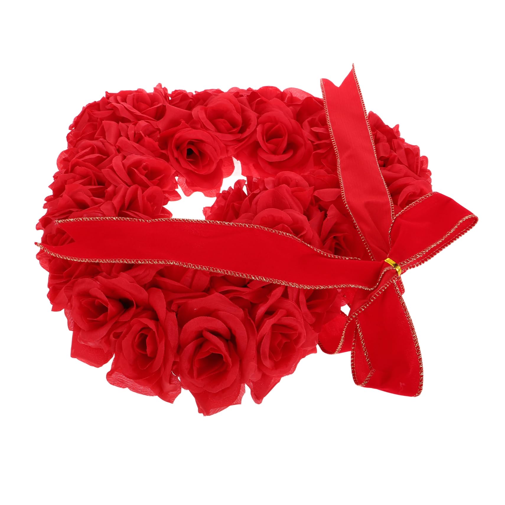 SOLUSTRE Guirnalda de Corazón con Rosas para San Valentín Decoración Romántica Colgante para Bodas Fiestas y Acogedor Puertas y Paredes